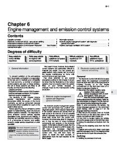 06 - Engine management and emission control systems