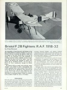 Aircraft Profile 237 - Bristol F.2B Fighters