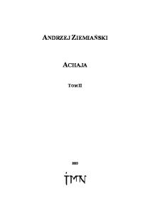 Andrzej Ziemianski - Achaja - Tom.2.(pdf)
