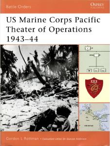 Battle Orders 007 - Us Marine Corps Pacific Theater Of Operations 1943-44