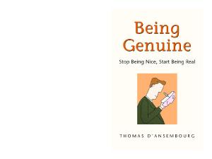 Being Genuine - Nonviolent Communication%2C Marshall Rosenberg