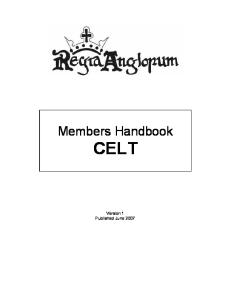 Celts Handbook
