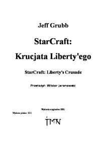 Cykl StarCraft (1) Krucjata Libertygo Jeff Grubb