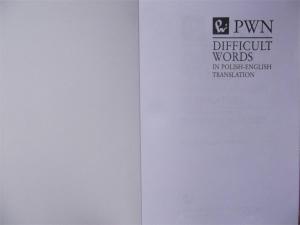 Difficult Words in Polish-English Translation - Christina Douglas Kozlowska