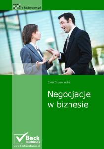Ewa Drzewiecka - Negocjacje w biznesie