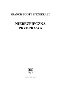 Fitzgerald F. Scott - Niebezpieczna przeprawa