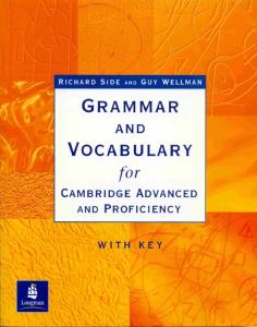 Grammar and Vocabulary for CAP
