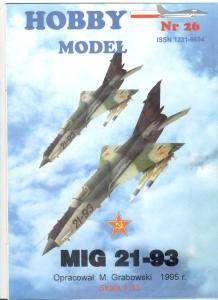 Hobby Model 026 - MiG-21-93 Fishbed