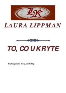 Laura Lippman To co ukryte
