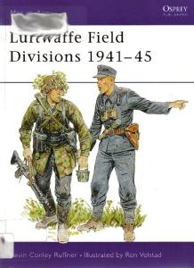 Men At Arms 229 - Luftwaffe Field Divisions[Osprey Maa 229]