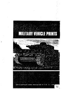 Military Vehicle Prints 20 - Pzkpfw Iii- Cruiser Mkiv Tank