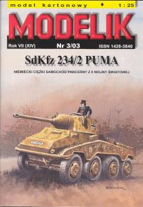 Modelik 2003-03 - SdKfz 234-2 PUMA