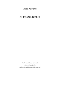 Navarro Julia-Gliniana Biblia