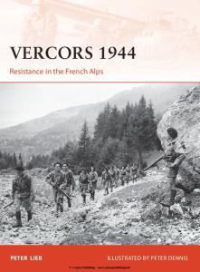 Osprey - Campaign - 249 - Vercors 1944 - Resistance in the French Alps