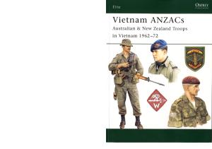 Osprey - Elite 103 - Vietnam Anzac Australian & New Zealand Troops In Vietnam 1962-72