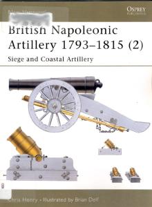 Osprey - New Vanguard 065 - British Napoleonic Artillery 1793-1815 (2)[Osprey Nv 65]