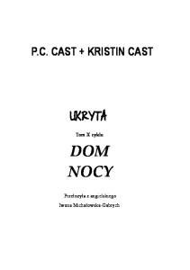 P C Cast, Kristin Cast Dom Nocy 10 Ukryta