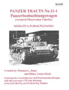 [Panzer Tracts No.11-1] Panzerbeobachtungswagen