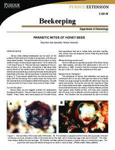 Parasitic mites of honey bees
