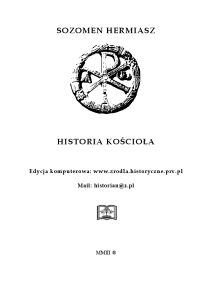 Sozomen Hermiasz - Historia kosciola