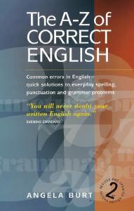 The A Z of Correct English Common Errors in English