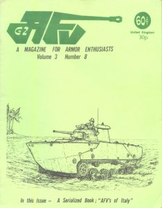 VOL 03 NO 08 (1972) AFV G2 A MAGAZINE FOR ARMOR ENTHUSIASTS